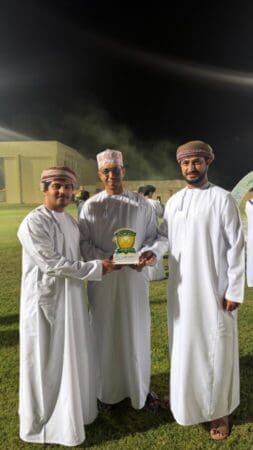 من تكريم اللجنة الإعلامية بفريق الغنيمية في الحفل الختامي لدوري شجّع فريقك 2026